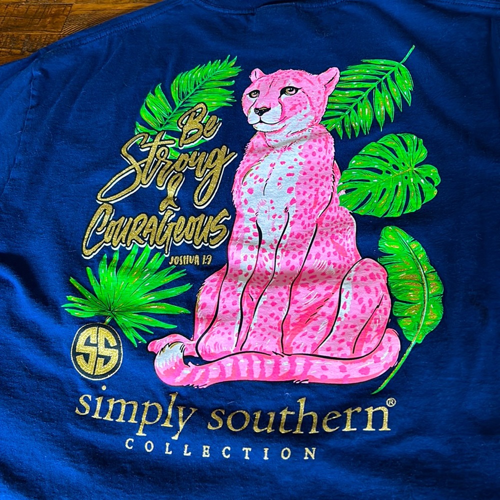 Simply southern tshirt, cute screen on the back